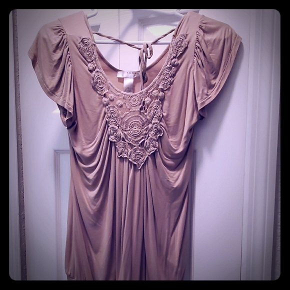 Kenar beige blouse - Picture 4 of 8